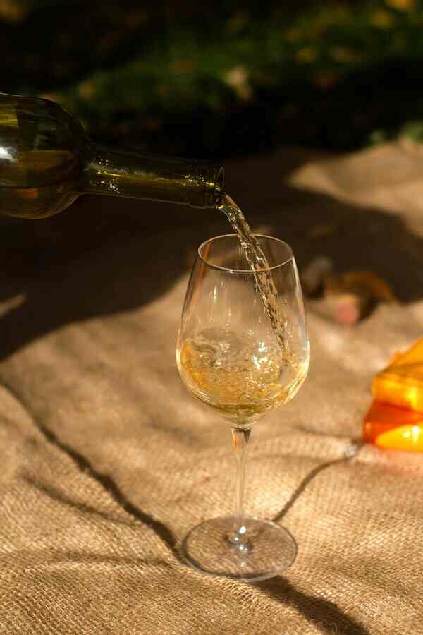 Bouteille de vin blanc de Bandol